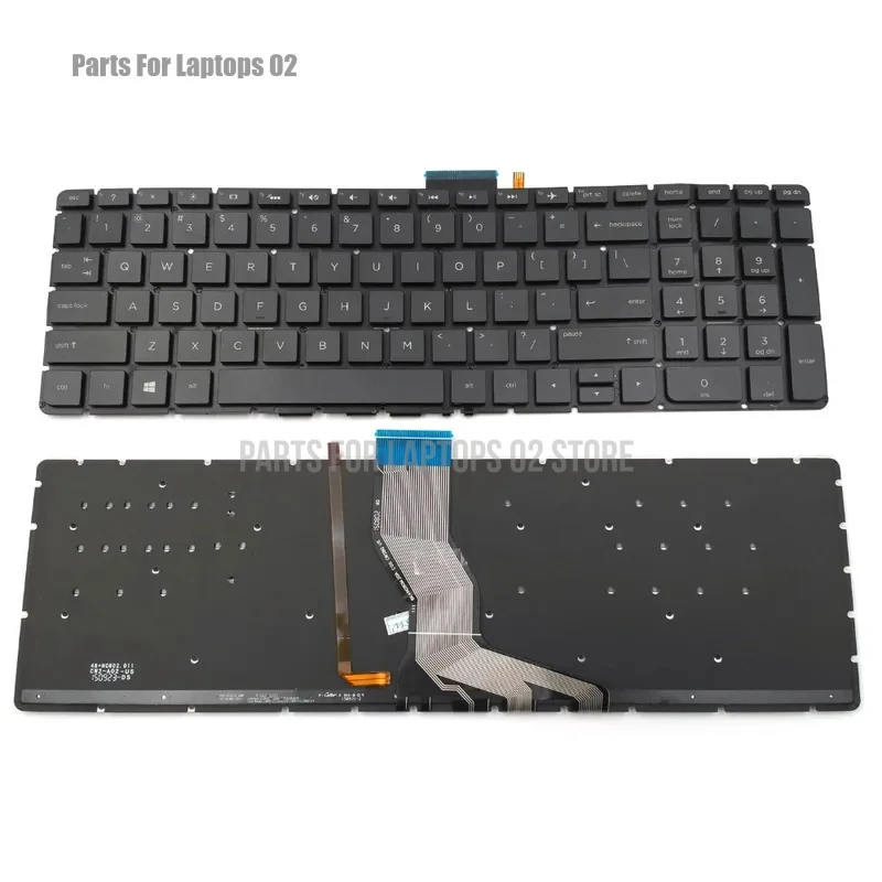 D New Laptop Keyboard for HP Pavilion 17-G110NR 17-G113CL 17-G113DX 17-G119DX 17-G120NR 17-G121WM 17-G127CL US Backlit