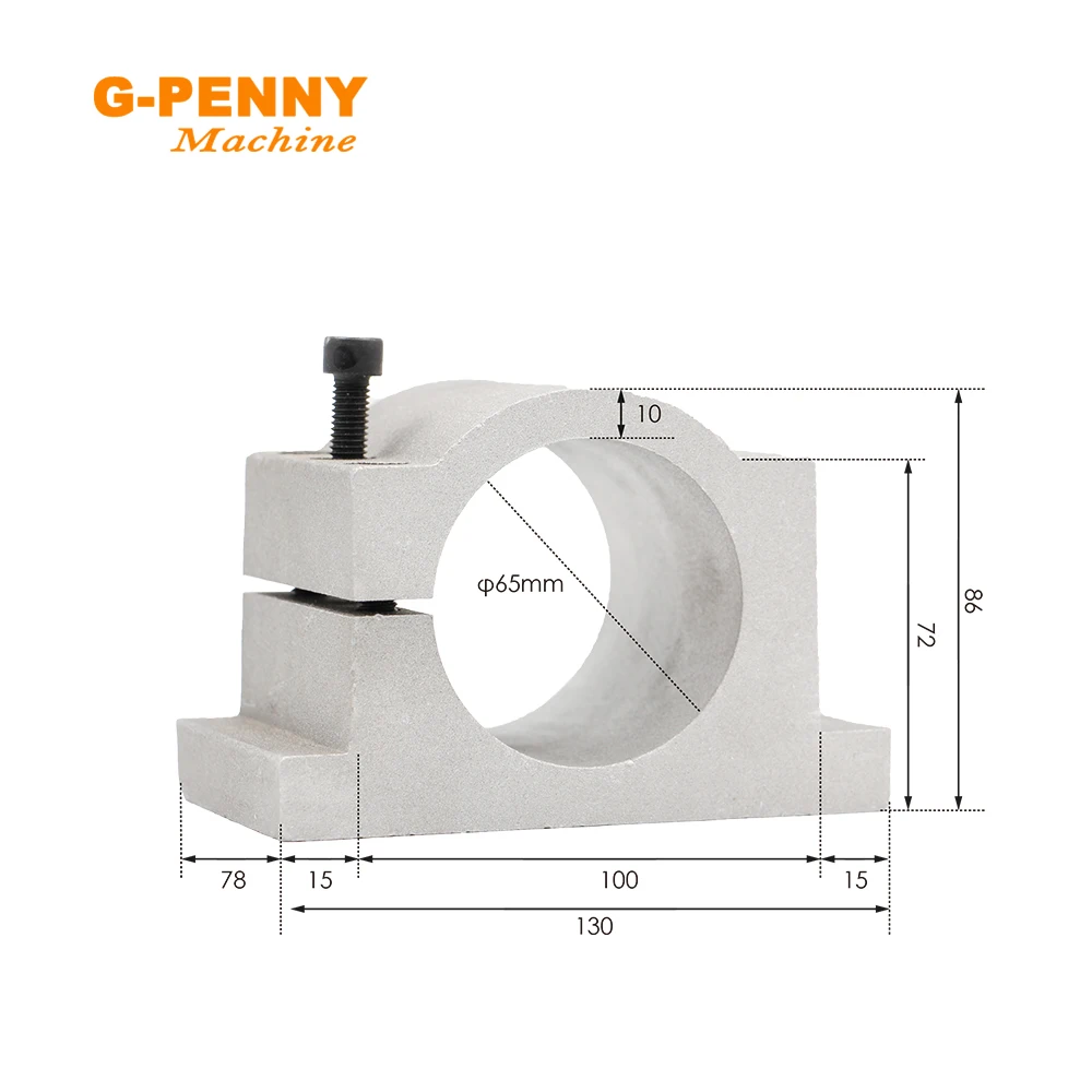 G-Penny 0,8KW ER11 Kit de eixo refrigerado a água 800W Eixo refrigerado a água e inversor de 1,5KW e bomba de água de 75W e suporte de 65mm