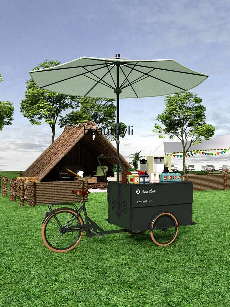 

Tricycle stall rack float snack car street stall selling dining car