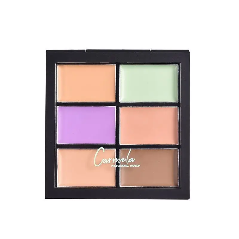 

CARMELA Six-Color Foundation Concealer Highlights Conceals Dark Circles And Acne Marks On The Face