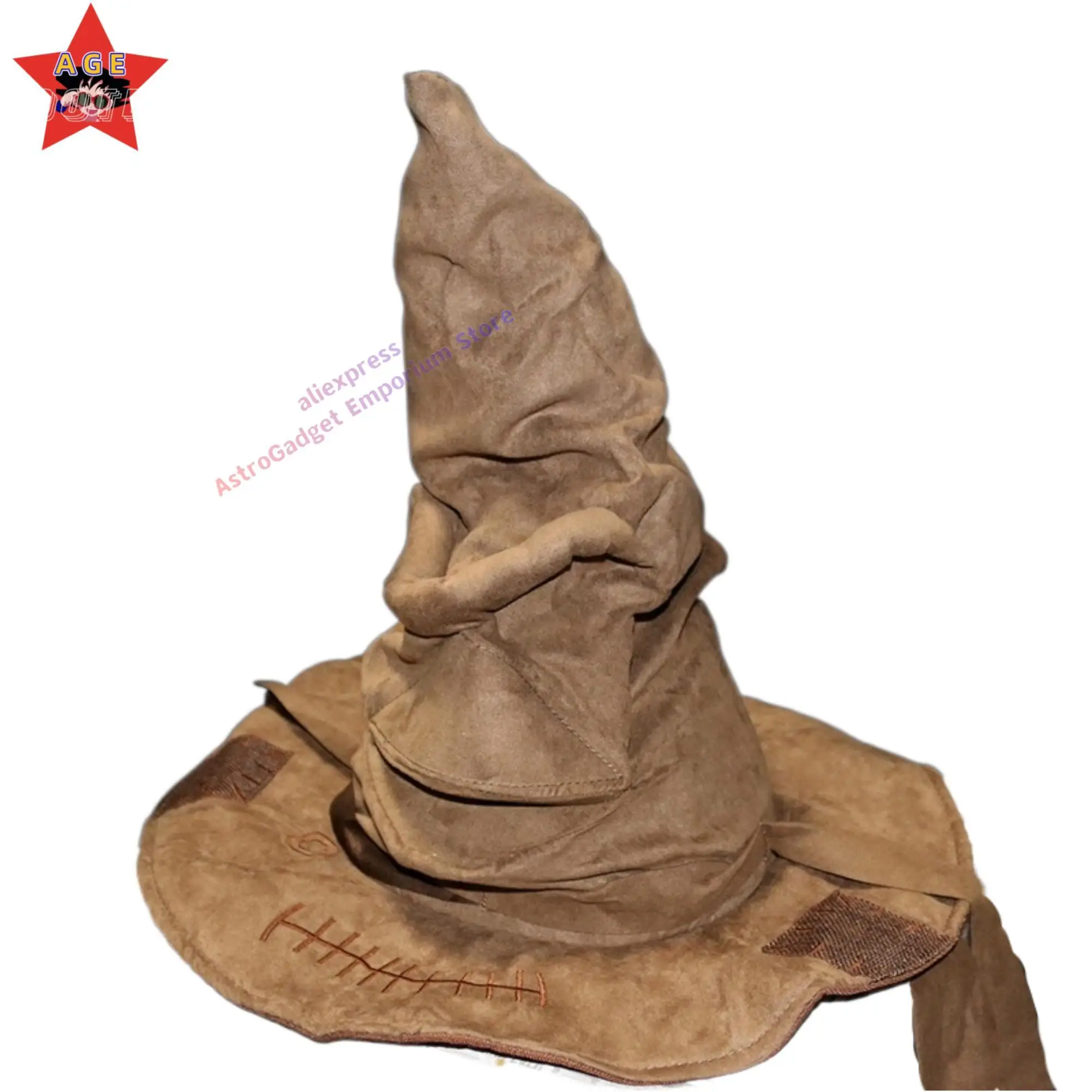 

Movies Witch Wizard Hat Potters Sorting Hat Leather Halloween Party Props Dress Up Hat Men Cosplay Costume Accessories