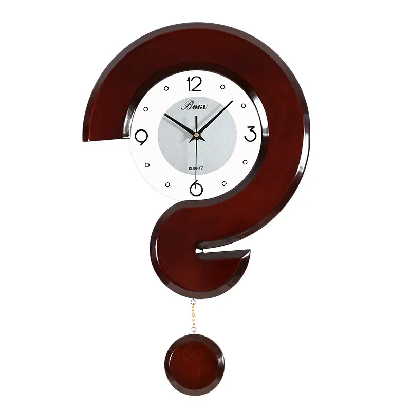 

Современные простые деревянные настенные часы для гостиной, креативные, стильные, атмосферные, в скандинавском стиле, бесшумные кварцевые часы для дома.