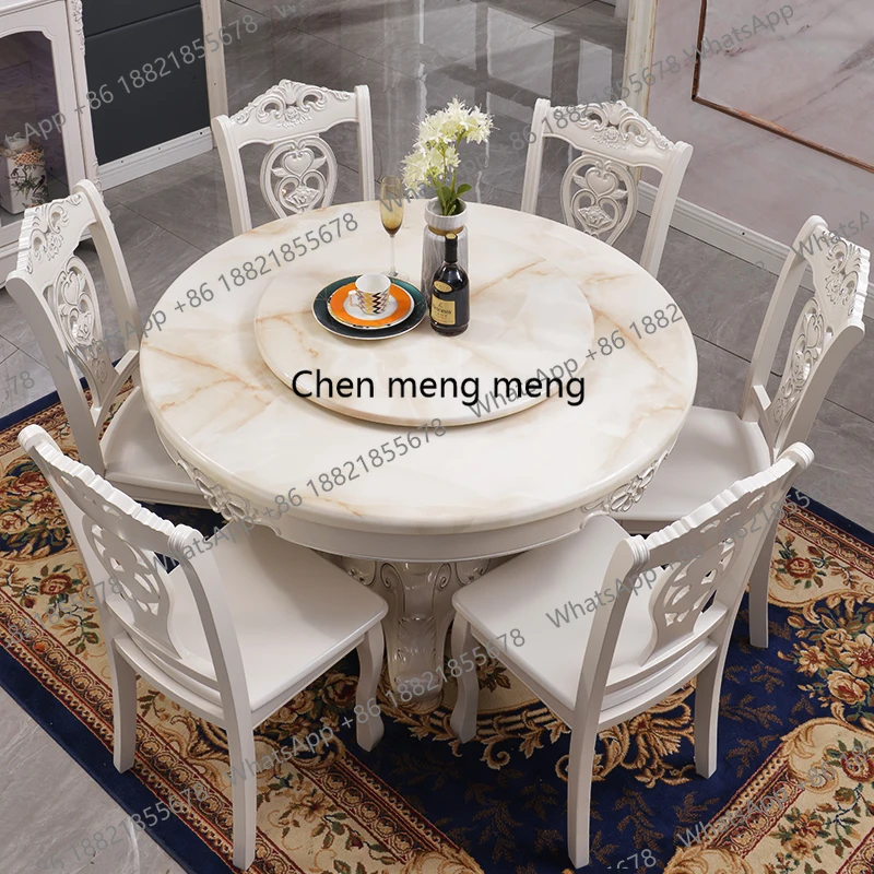 Side Restaurant Dining Table Chairs Round Mid Century Luxury Designer Dining Table Space Saving Console Mesa Kitchen Furniture view 3