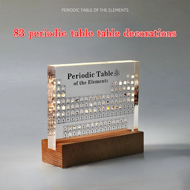 

83Periodic table elements in kind embedded specimens Graduation Festival gifts popular science display acrylic desktop ornaments