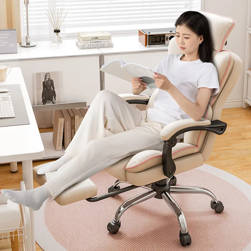 Recumbable dual-purpose office computer e-sports chair, ergonomic sedentary chair, office swivel chair
