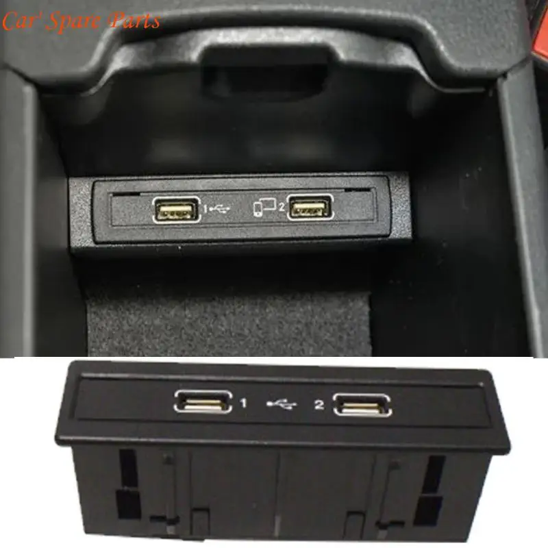 Y4UA 2-Port USB Console Input Panel A2058200326 for W205 X253 W213 2015-2021 Repair