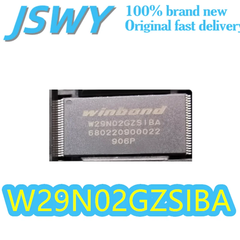 

(1/10 pieces) RW29N02GZSIBA W29N02GZ NAND flash memory chip 48-TSOP package 2Gbit capacity Original electronics Quick delivery