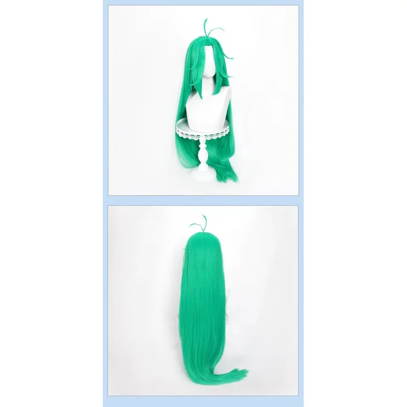2025 22 anime para ser herói x sorte ciano cosplay peruca verde cabelo longo festa de halloween para mulheres meninas carnaval role play cos adereços
