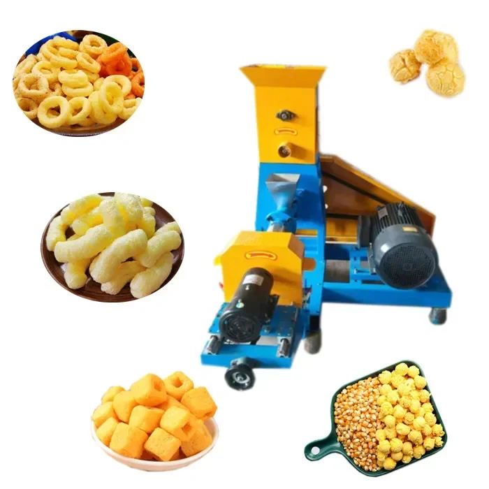 New type mini corn puffs extruder machine rice maize maker puff corn snack making machine small corn snack food extruder machine