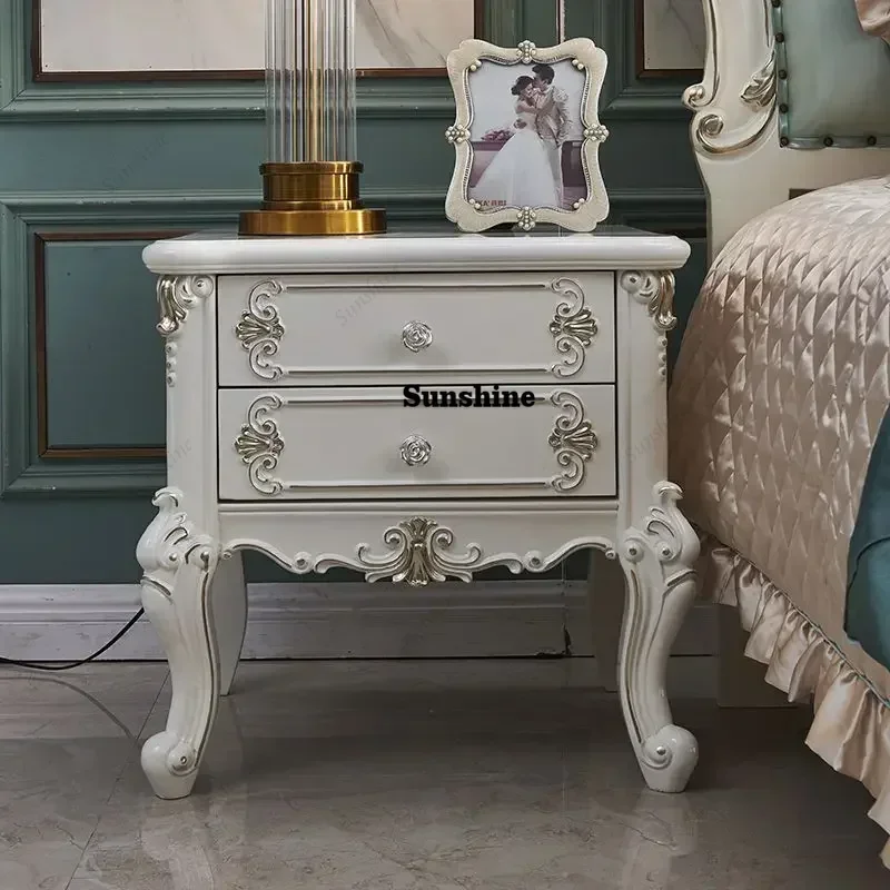 

Modern Bedroom Nightstand Vintage European Simple Storage Nightstand Minimalist Luxury Muebles Para El Hogar Bedroom Furniture