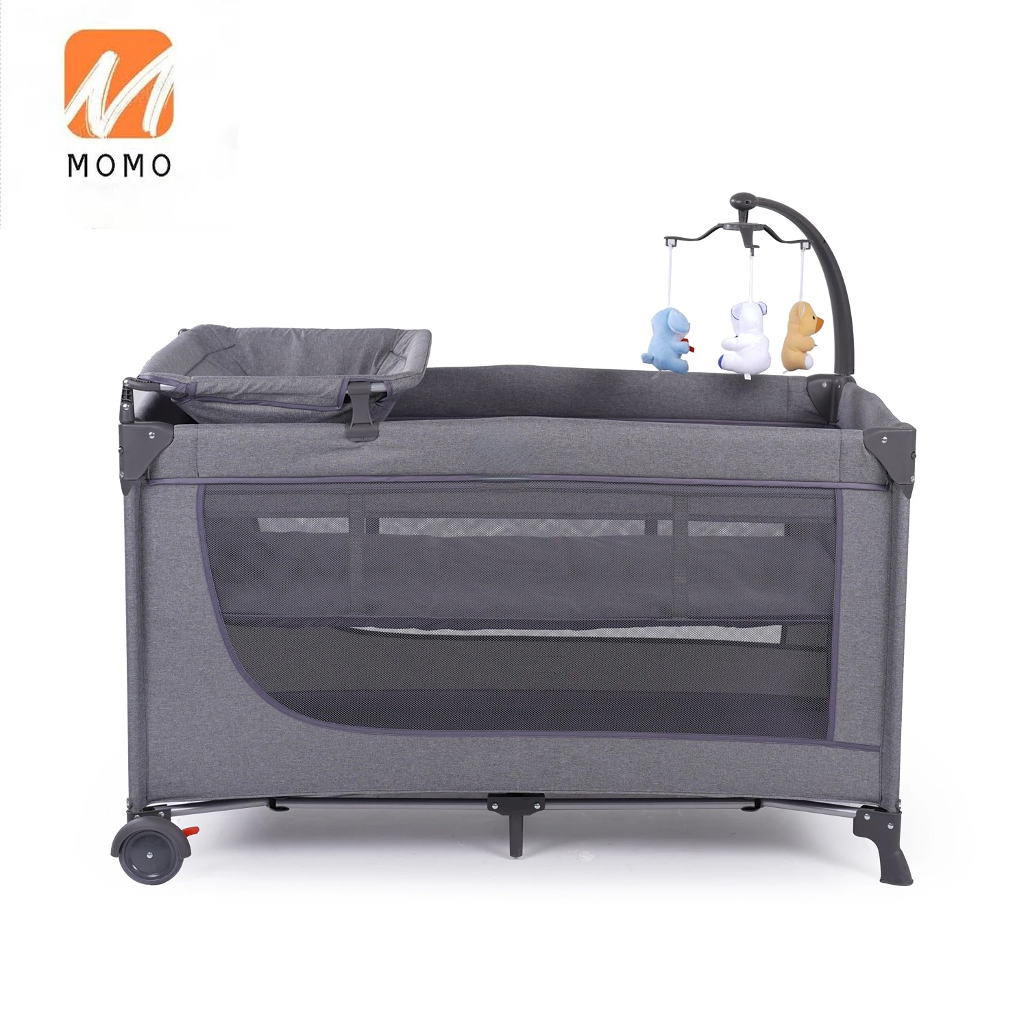 Fashion Design Baby Playpen High Quality Baby Playard Baby Bed 27*27*77CM 1PC/1CTN 13.9KG 14.9KG EVA/PU Metal,150d Nylon