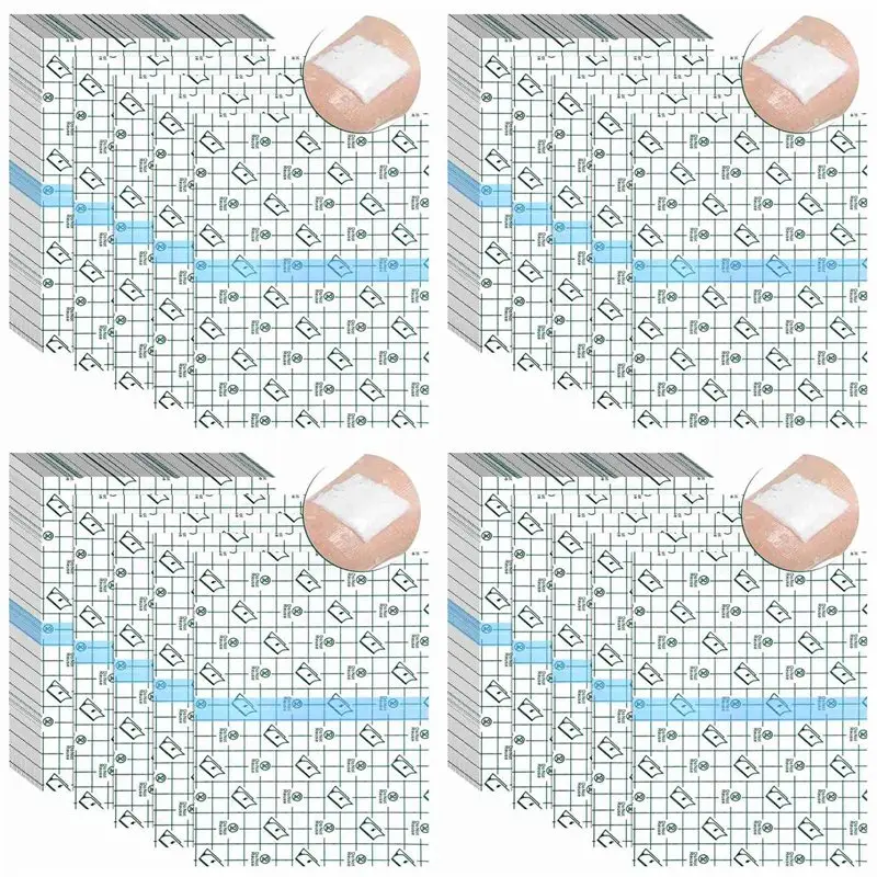 

ABYP 200 Pieces Shower Waterproof Patch Disposable Transparent Stretch Bandage Shield Cover For Tattoos Swimming Showering