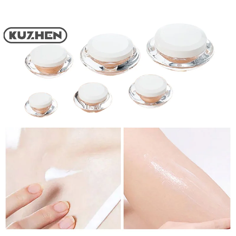 3g-50g Empty Eye Face Cream Jar Body Lotion Packaging Bottle Travel Acrylic White Container Cosmetic Makeup Emulsion Sub-bottle