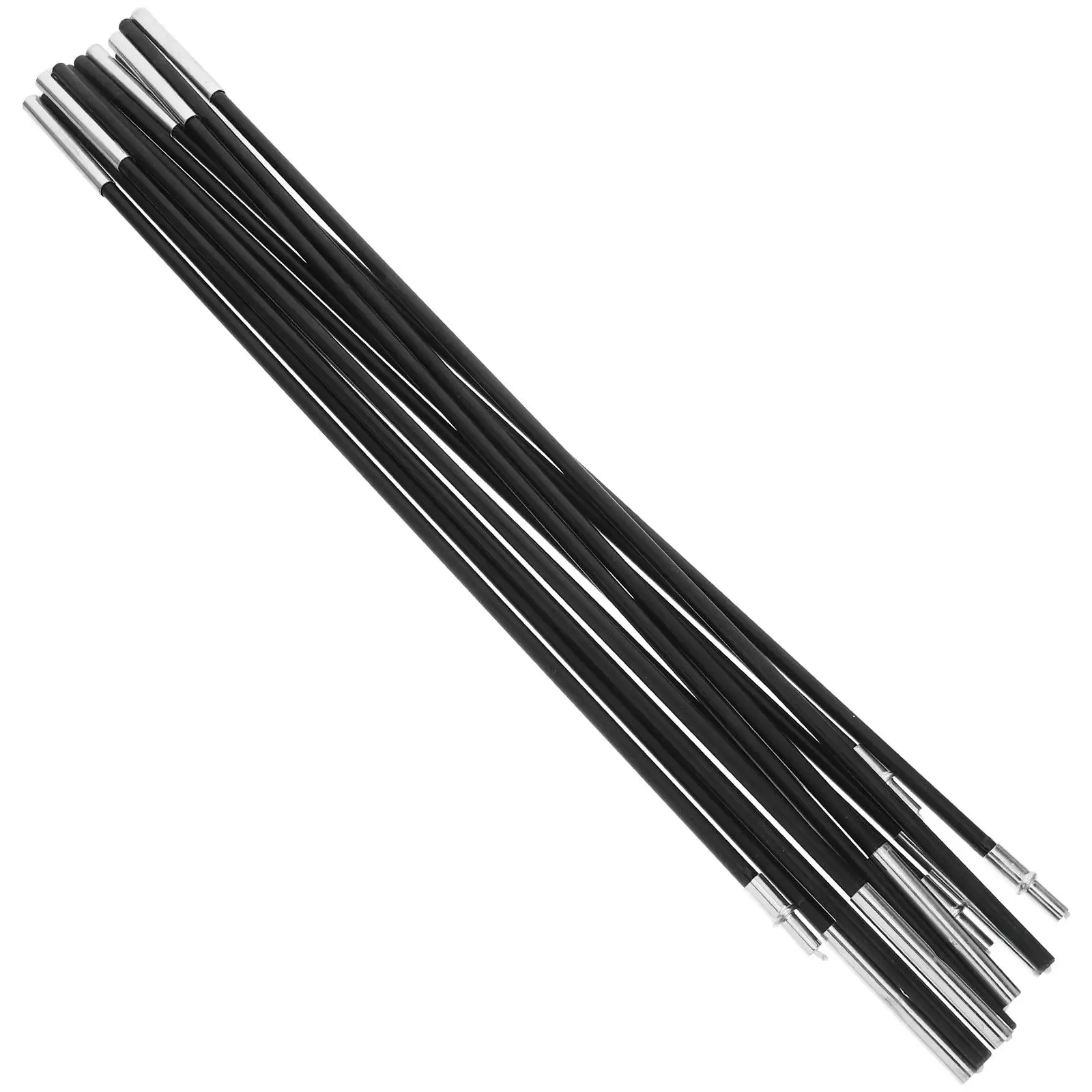 

2 Pcs Tent Poles Replacement Fiberglass Camping Hiking Lightweight Compact Storage Portable Easy Use Accessories
