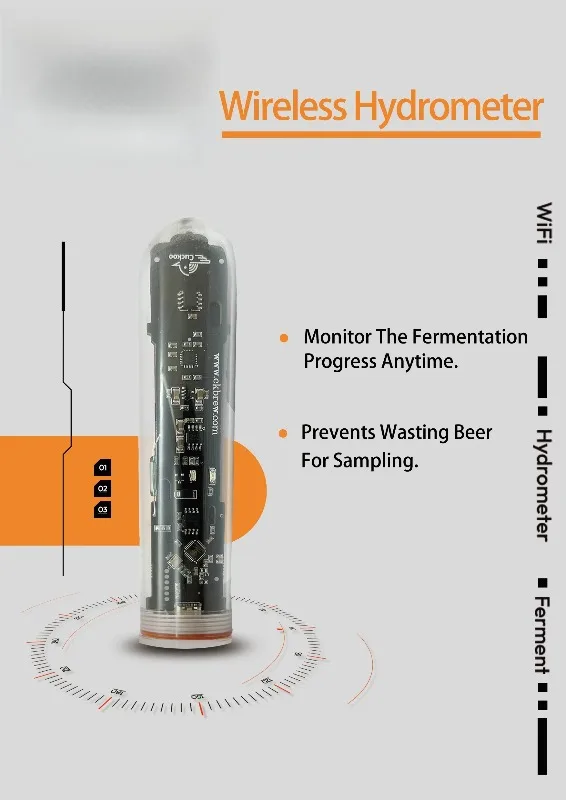 

Подходит для домашнего пивоварения, беспроводные влагомеры и термометры DIYiSpindel с беспроводной зарядной станцией
