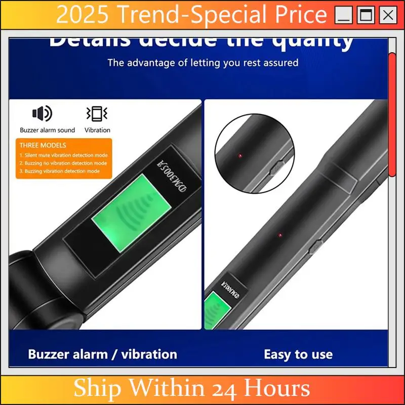 CHYY Top DM3005A Professional Metal LCD Detector Handheld Pinpointer Alarm High Sensitivity Scanner Security Checker Finder Easy