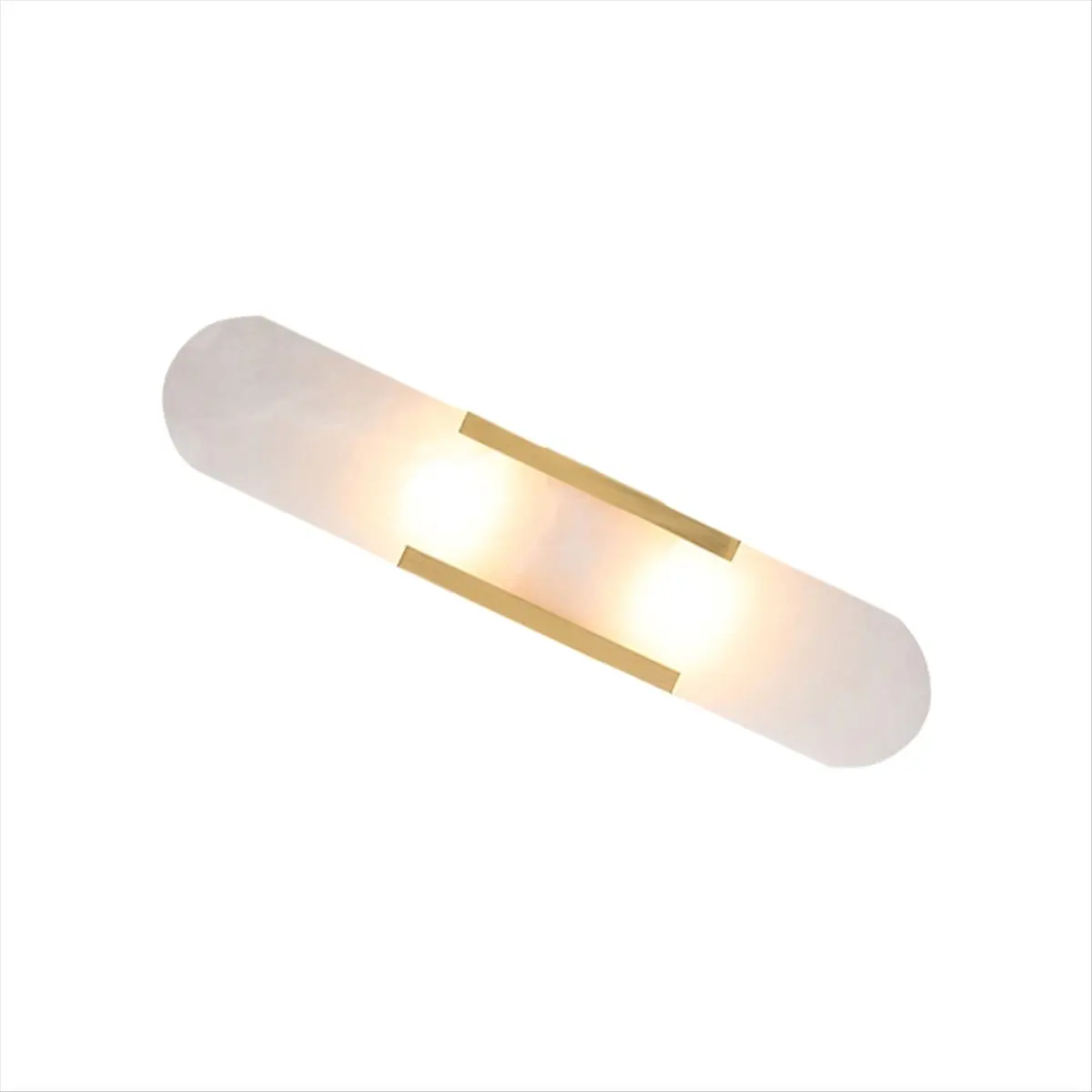 【~ New FDDT】Natural Marble Wall Lamp Living Room Bedroom Bedside Decoration Wall Light Golden Hotel Aisle Staircase Sconce