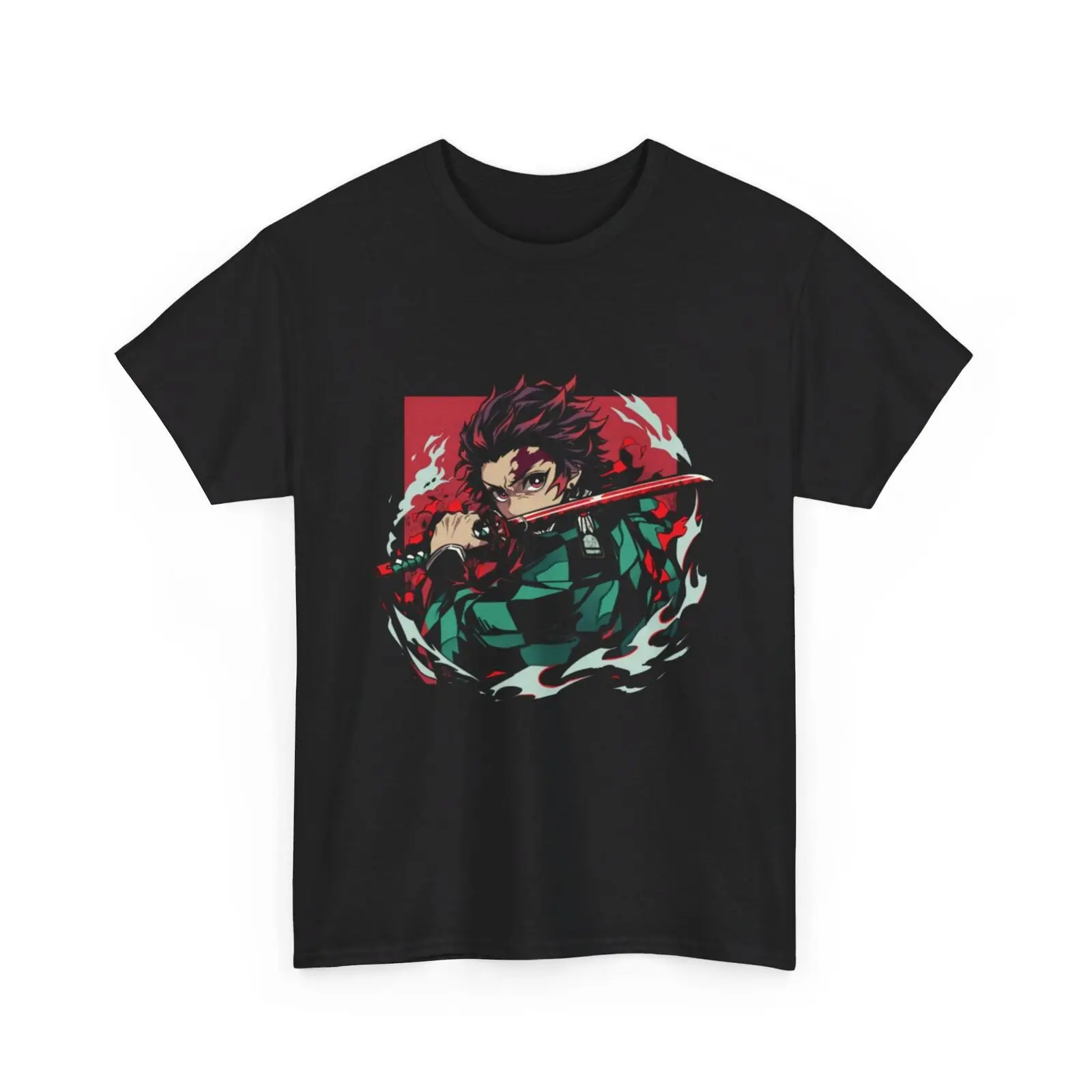 

Kimetsu No Yaiba T-Shirt - Kamado Tajiro Shirt - Tanjiro Kamado Demon Tee