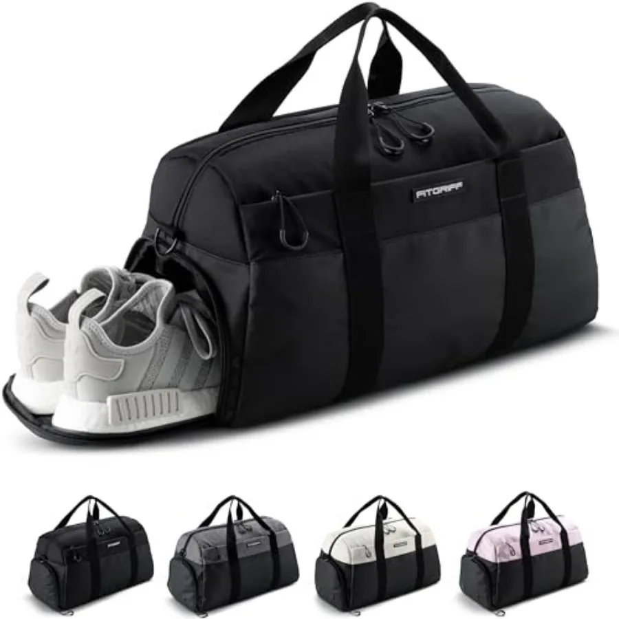 

® Gym Bag V2 for Men and Women with Shoe and Wet Compartment - Duffle Bag for Travel, Sports, Fitness and Workout