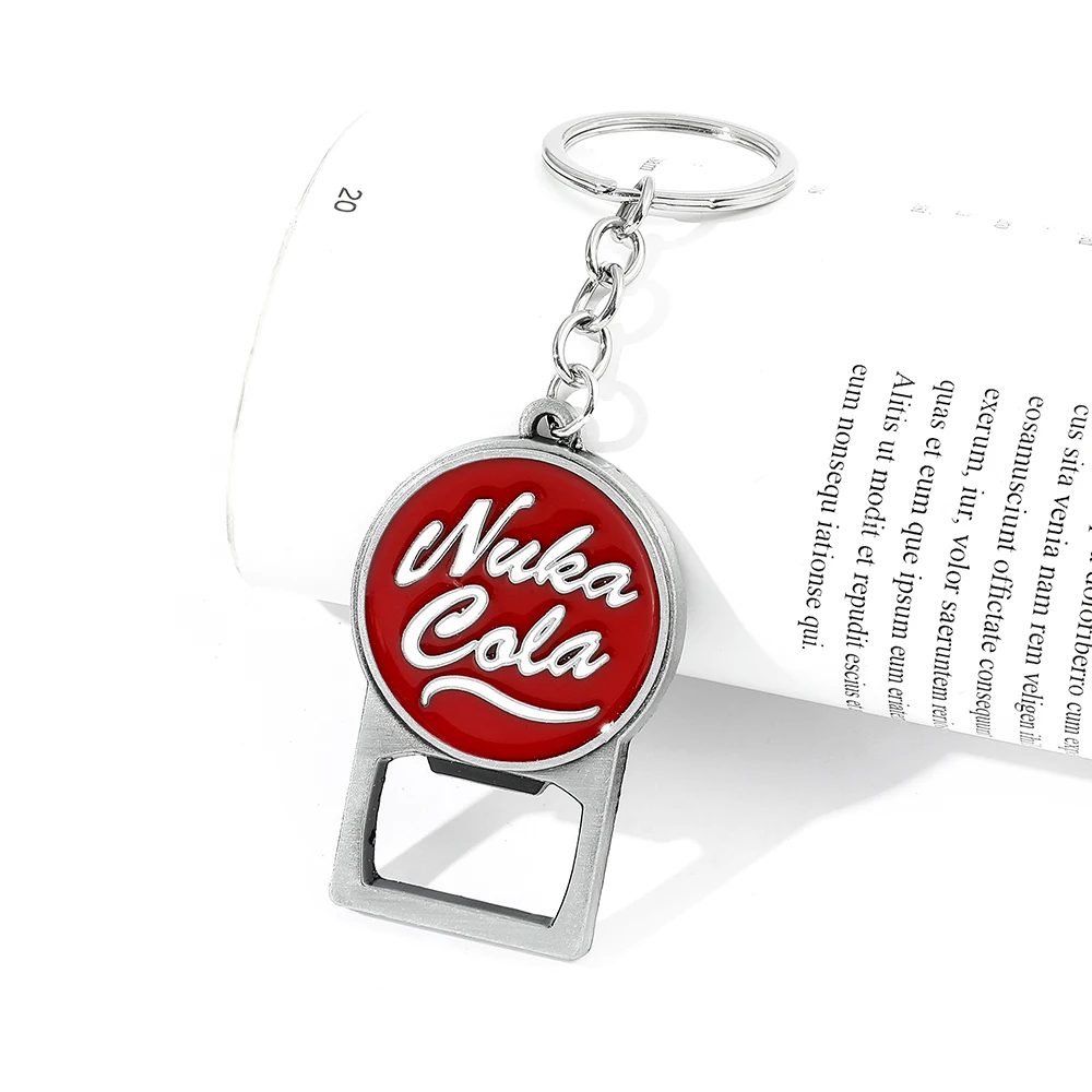 rotundity  Metal Bottle Opener Keychain Creative Exquisite Backpack Ornament Accessory for Friend Party Tool