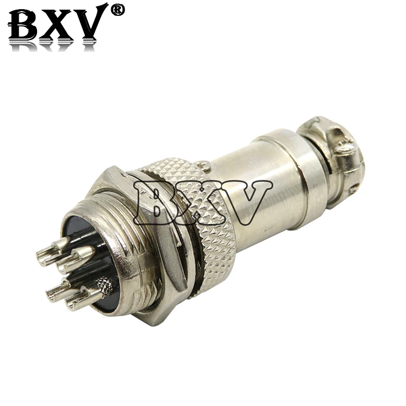 1Set GX16 2/3/4/5/6/7/8/9 Pin Male & Female 16mm Ibuw Metal Circular Aviation Connector Socket Plug 2Pin 3Pin 4Pin 5Pin 6Pin