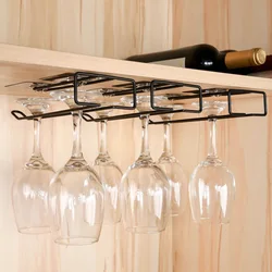 Wine Rack Glass Holder Useful Iron High Quality Hanging Bar Hanger Shelf Stainless Steel Wine Glass Rack Stand Paper Roll Holder