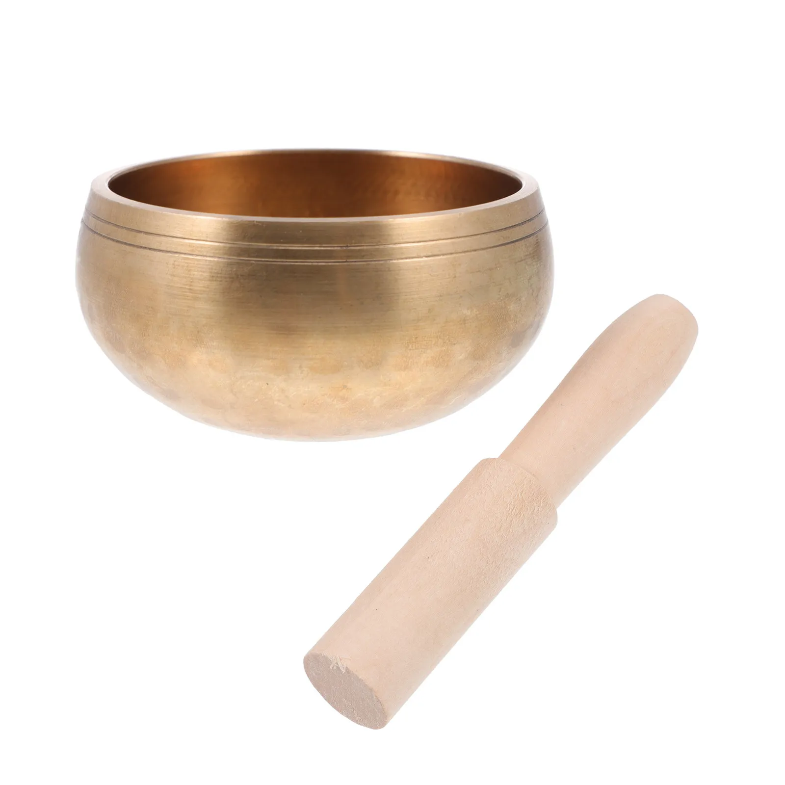 

1Set Premium Copper Singing Bowl for Meditation Yoga Sound Healing Therapy Decorative Buddhist Bowl Lightweight Portable Music
