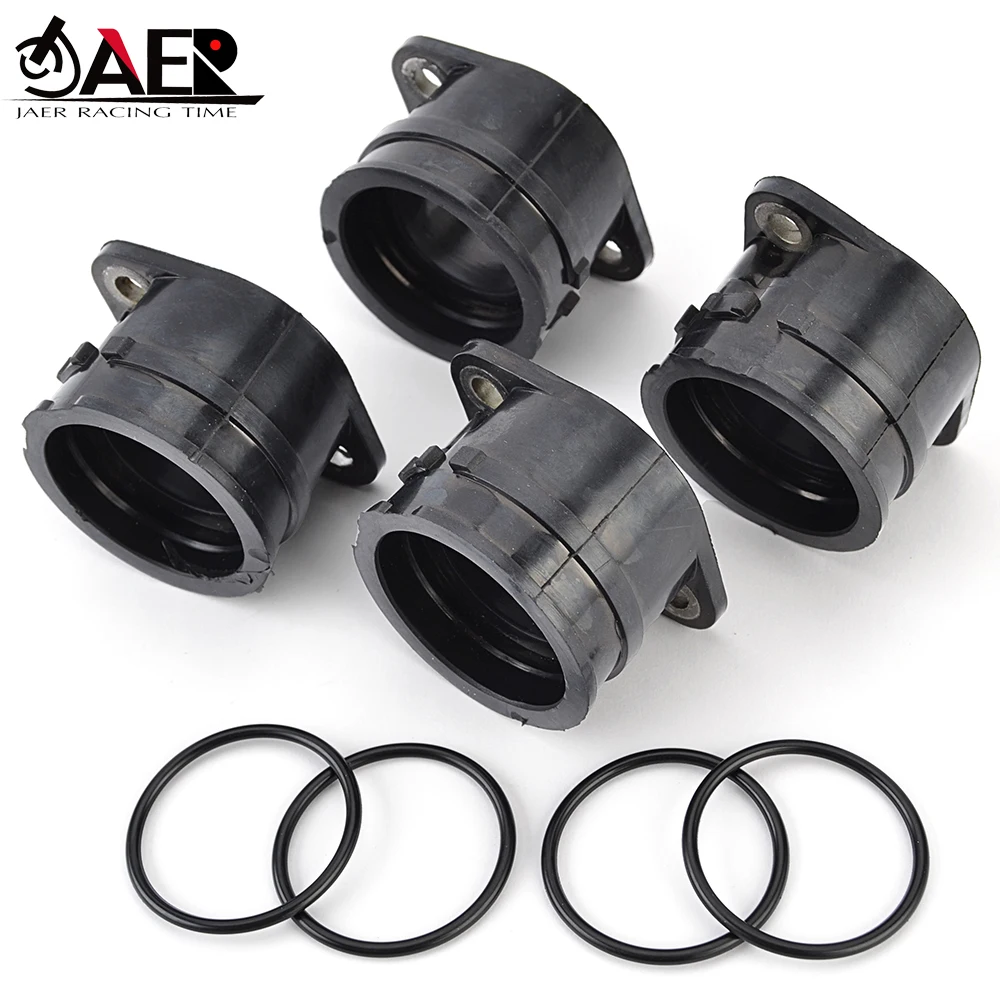 16065-1297 Motorcycle Carb Holder Intake Manifold Boots for Kawasaki ZR400 ZRX-II 95-01/03-08 ZRX400 ZR400 94-96/98-01/03-08