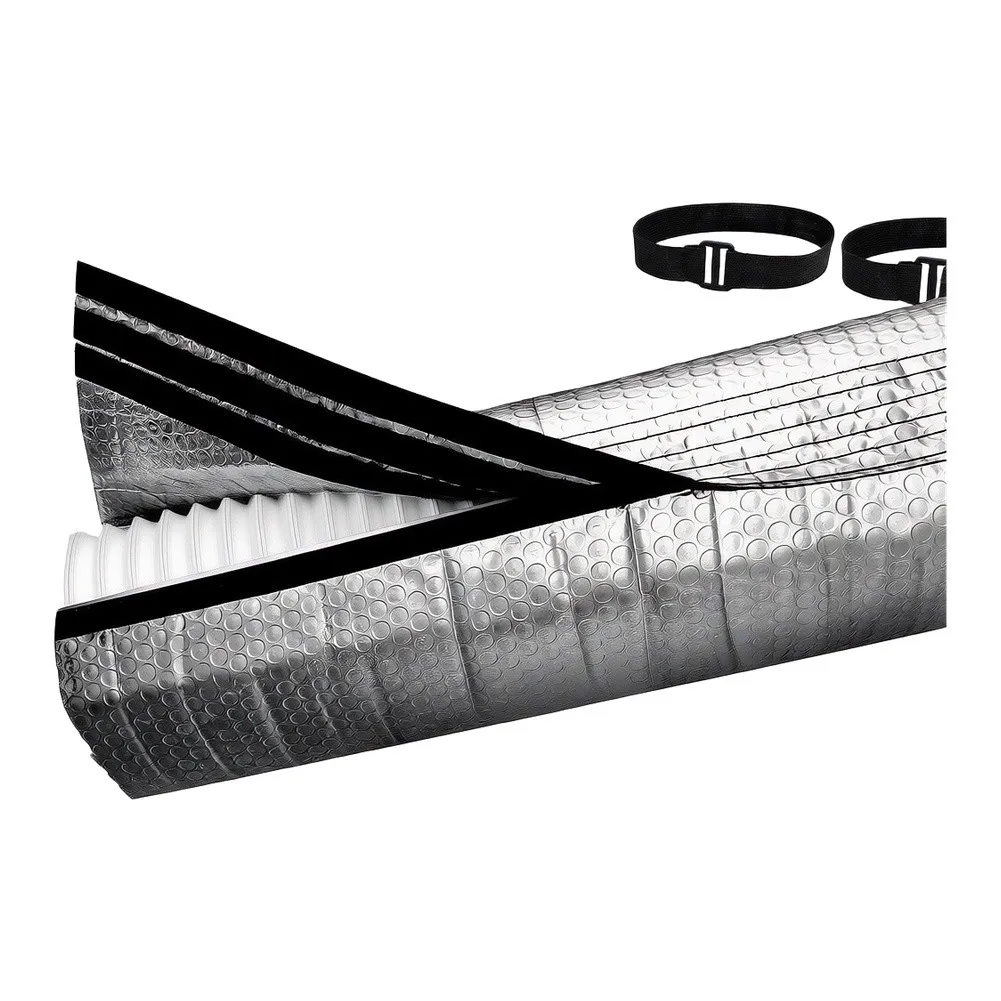Portable Air Conditioner Hose Cover With Insulated Aluminum Foil AC Hose Cover Portable Air Conditioner Hose Sleeve