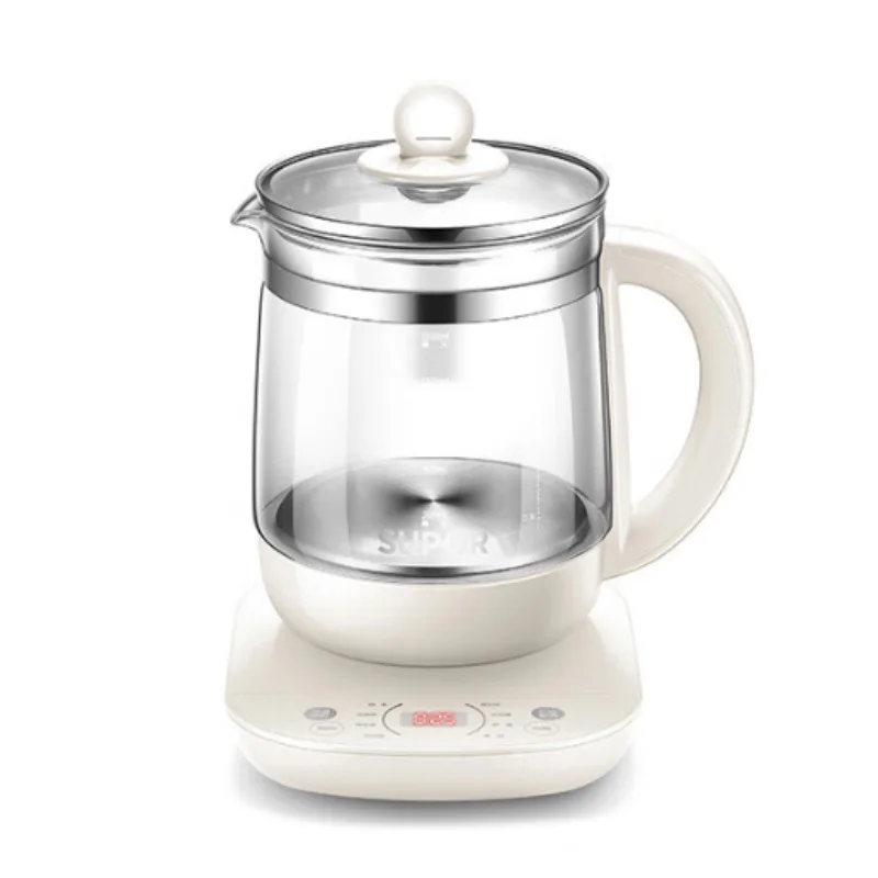 

SUPOR 1.5L Electric Kettle, Glass Tea Kettle with Infuser Hot Water Kettle with Temperature Control and Keep Warm Function 220V