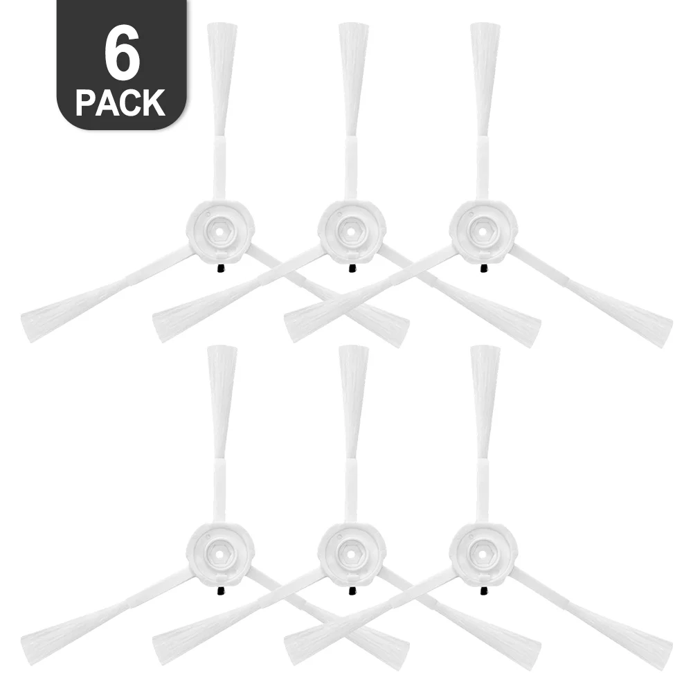 Lot de 8 brosses latérales de rechange pour aspirateurs robots Lydsto R5 et R5D conçus pour maintenir les résultats de nettoyage optimal