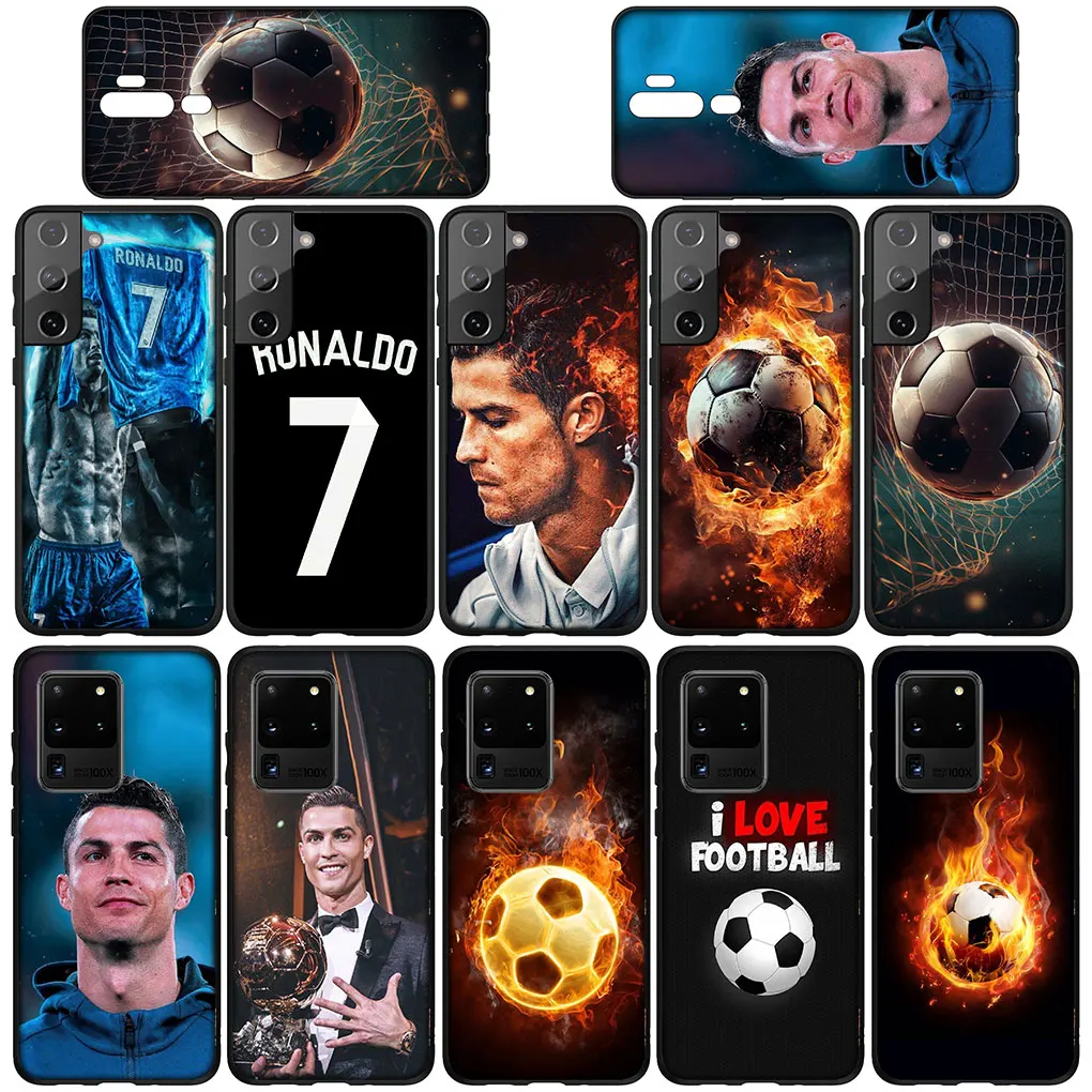 Football No 7 Soccer Number No7 Cover Case for Huawei P30 P20 P10 Y6 Y7 Y9 Prime Mate 10 20 Pro Lite Y9A Y8S P Smart 2019 Casing