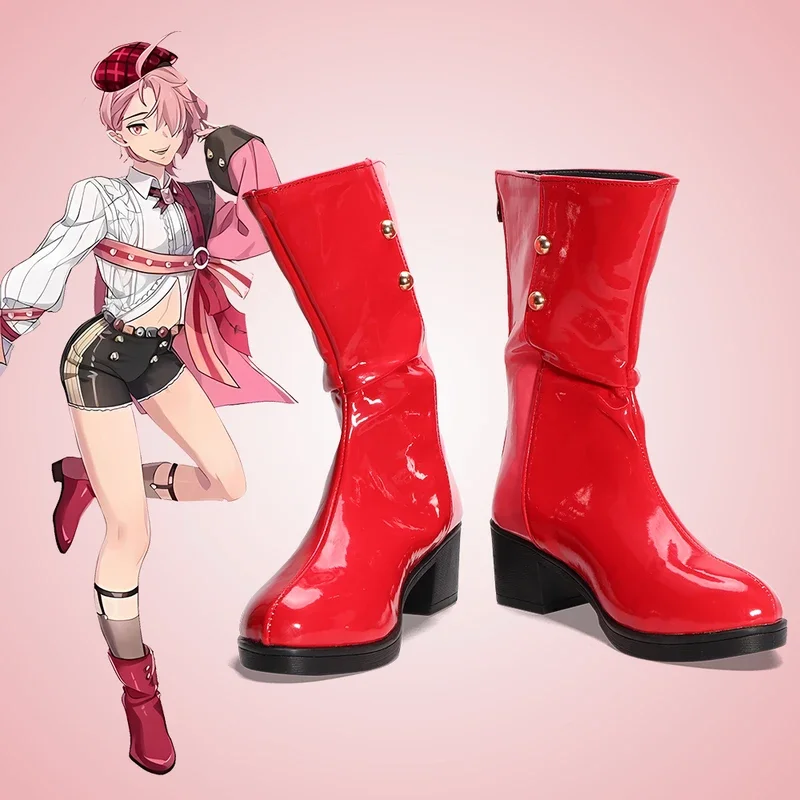 

New Game Nu: Carnival Aster Cosplay Shoes Boots Halloween Accessories Custom Made