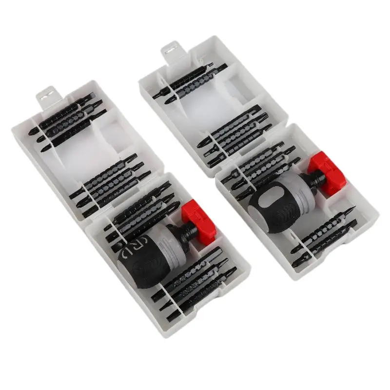 (YY)1 Set 2025 New Ratchet Screwdriver Set Short Shaped Radish Head High Hardness Labor-saving Multi-functional Dual-purpose