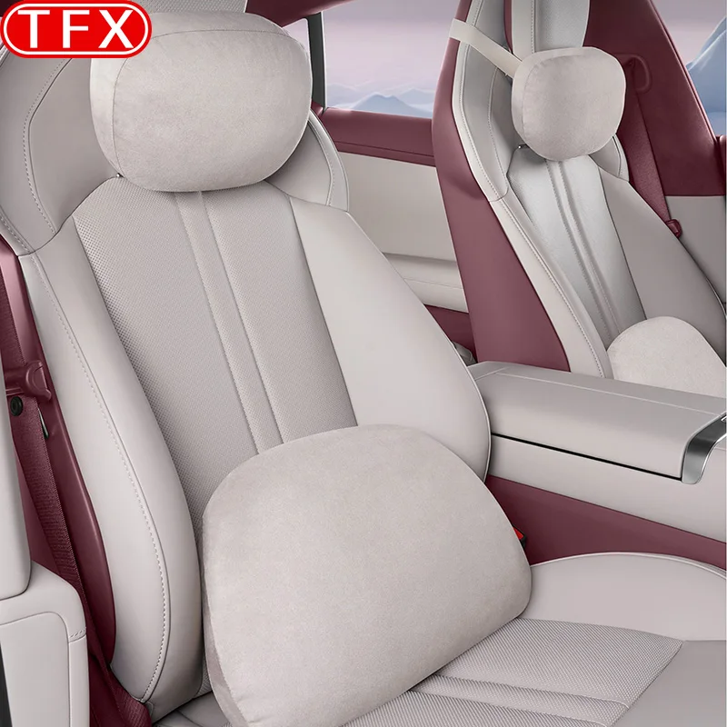 

For Xiaomi YU7 2025 2026 Car Styling Headrest Lumbar Cushion Interior Neck Pillow Lumbar Cushion Cushion Automotive Accessories