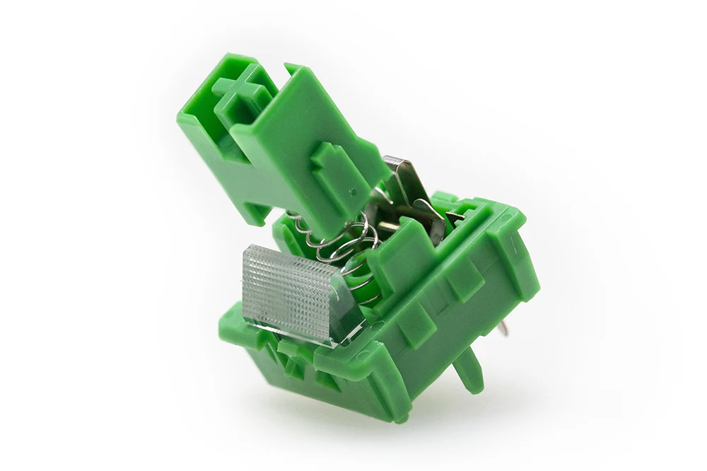 Imagem -05 - Xcjz-interruptor de Chá Verde para Teclado Mecânico Interruptor Tátil Rgb Smd Interruptores Greentea mx Haste mx Pa66 Mixpa Pom Pré-lubrificante 48g 65g