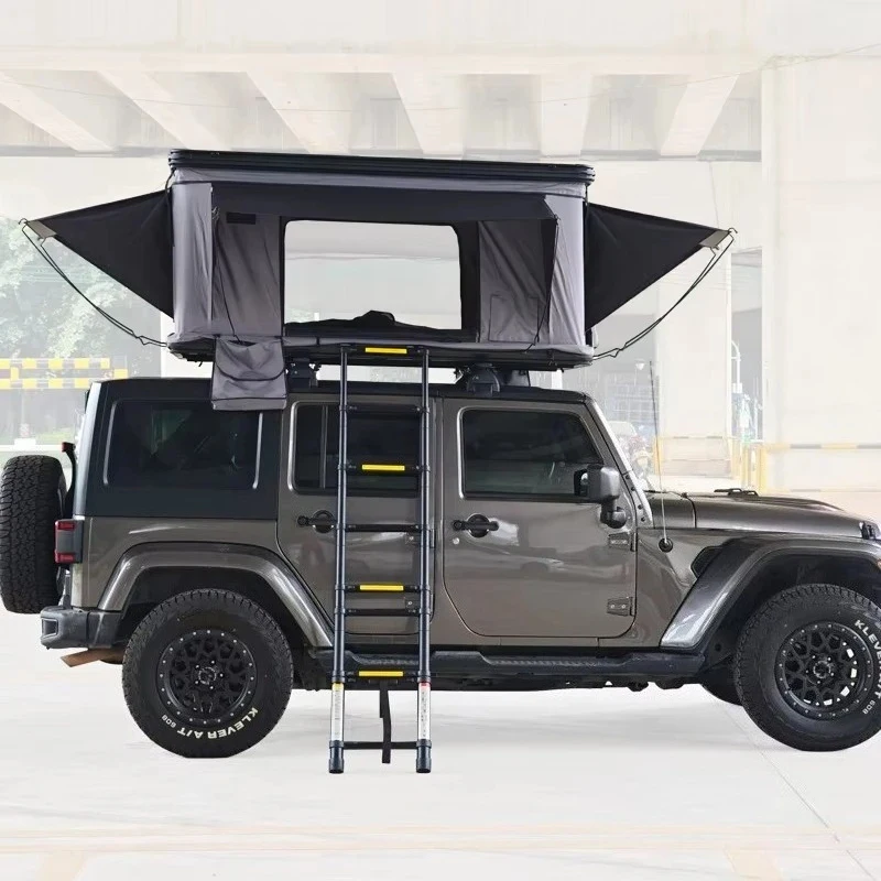 High Quality Aluminum Hard Rooftop Tent Outdoor Camping Tent 4x4 Off Road SUV Pickup Truck