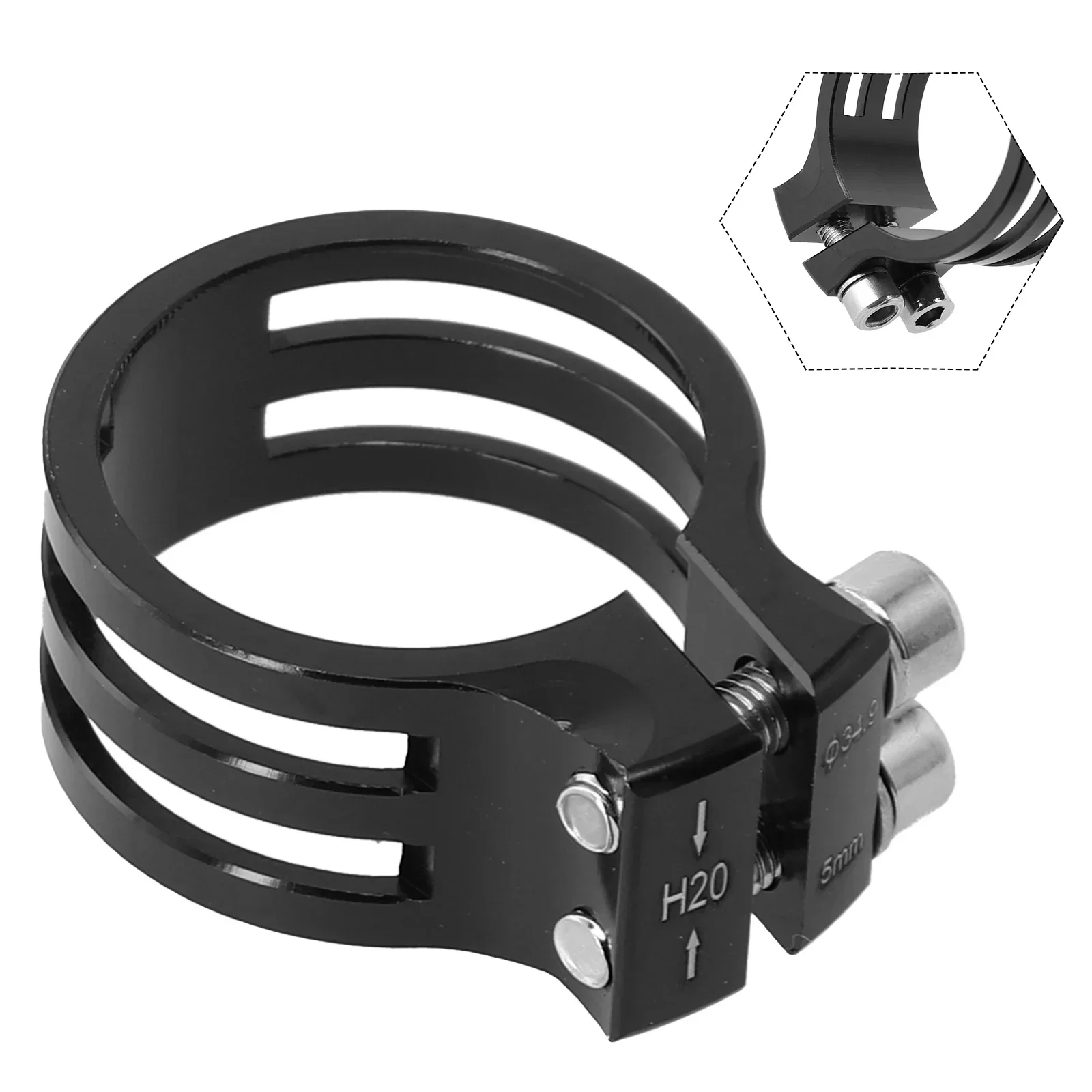 34.9mm Bike Double Screws Seatpost Clamp MTB Parts For Carbon Fiber Frames Tube High Quality Seatposts Clamps