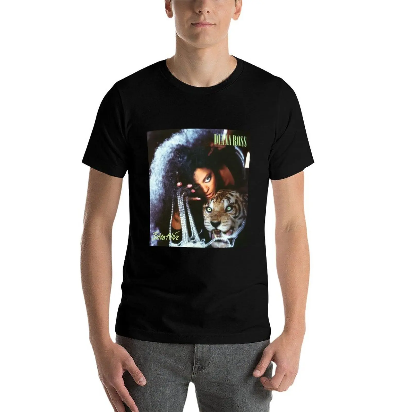 Diana Ross eaten alive T-Shirt man t shirt luxury t shirts for man graphic funny T-Shirt