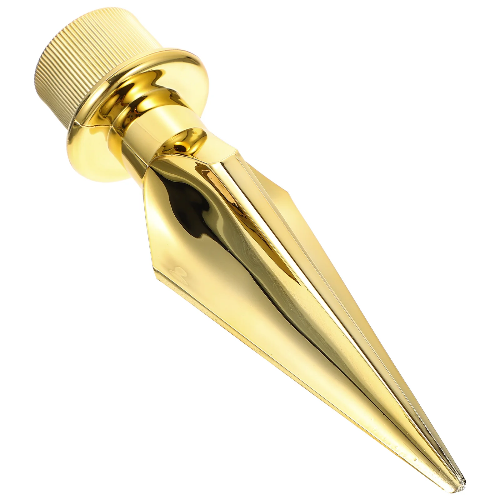 Pirinç Topper Tutucu Ev Ofis Dekor Altın Sundurma Direği Bayrak Direği Topper Dekoratif Aksesuarları Açık Bayrak Tutucu Direği