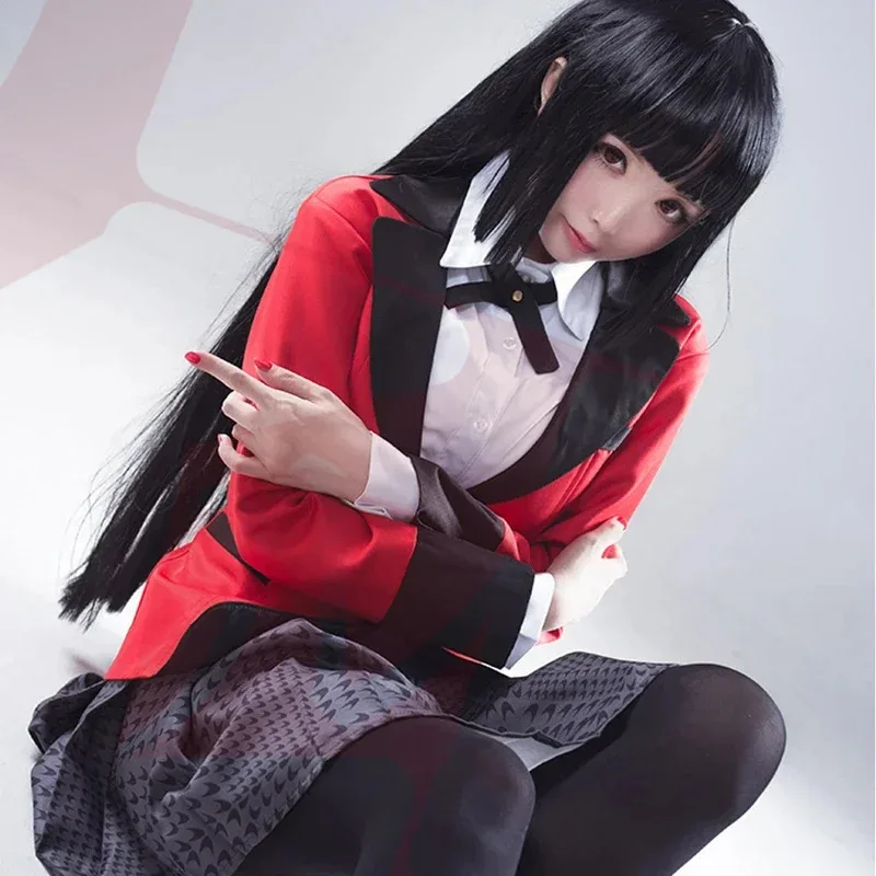 أزياء بيت الدب أنيمي Kakegurui Jabami Yumeko التأثيرية مقامر القهري المدرسة اليابانية Girlsp1p2t 2025 جديد