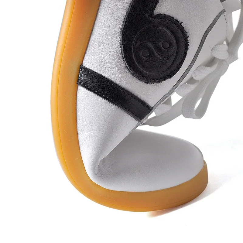 جلد طبيعي الكونغ فو تاي تشي أحذية فنون الدفاع عن النفس أحذية رياضية جلد البقر وتر أسفل الرجال النساء الترفيه 2025