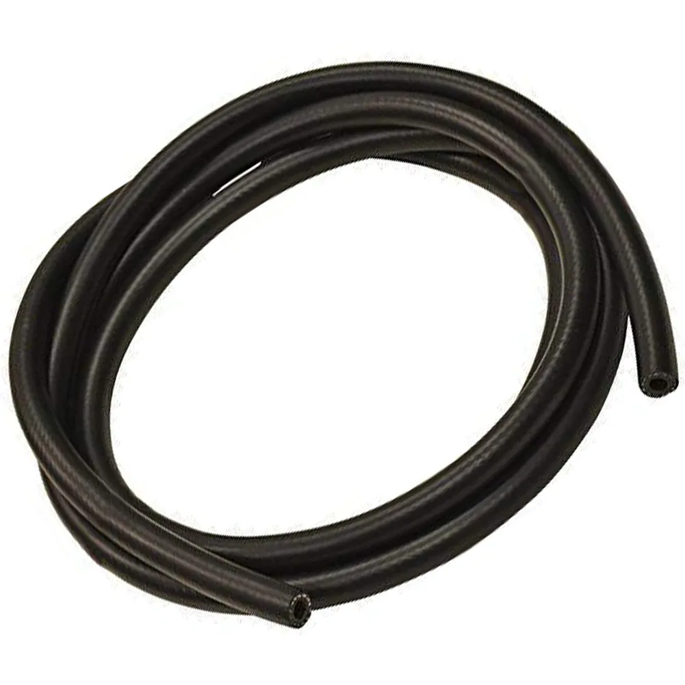 Rubber Fuel Line Reliable Performance 1/4 inch ID Rubber Fuel Line 10 Ft 98595 Black Suitable for Low pressure Transfer