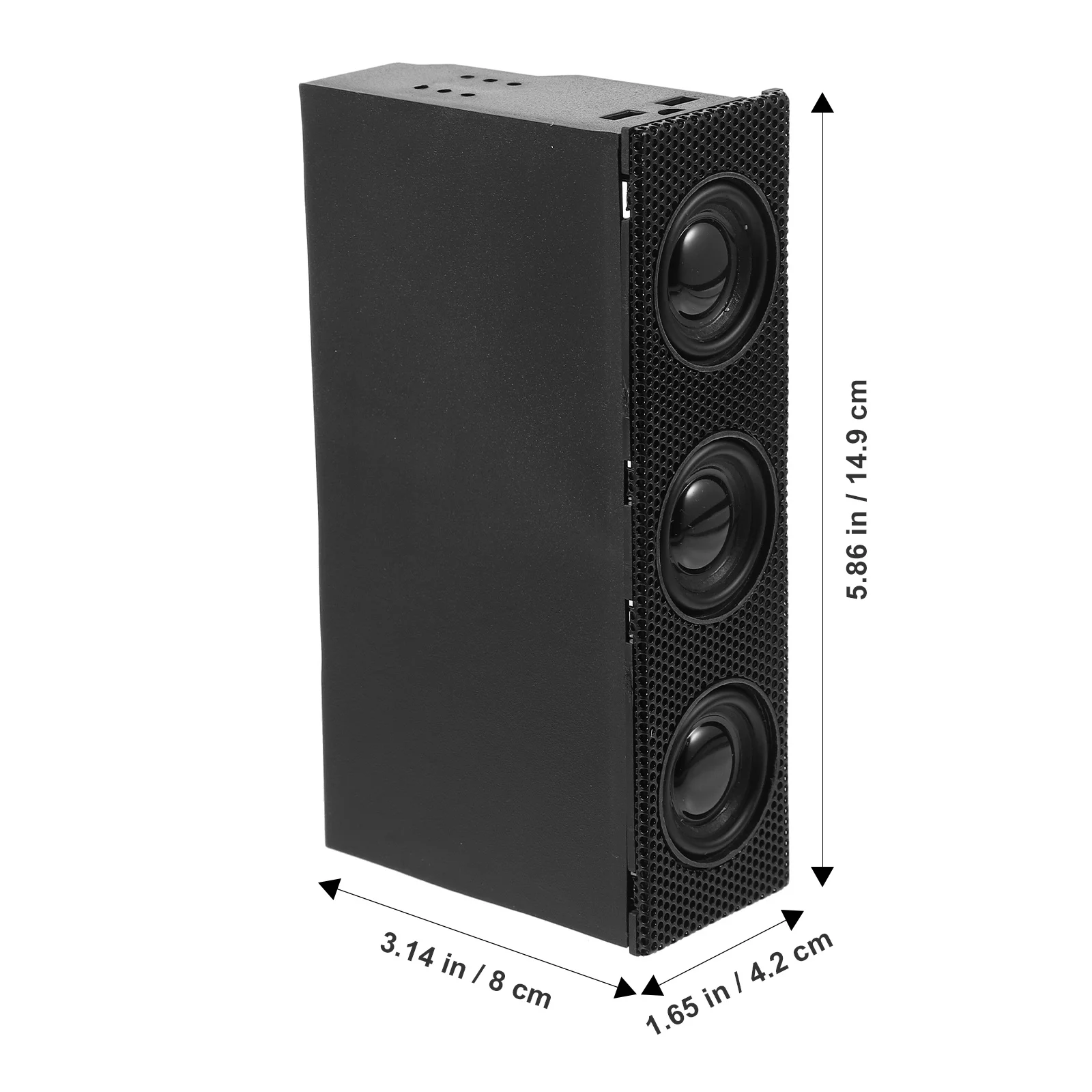 

Black Stereo Surround Sound Speaker for Pc Front Panel Computer Case Music Audio Desktop Use Immersive Sound Pc Speakers