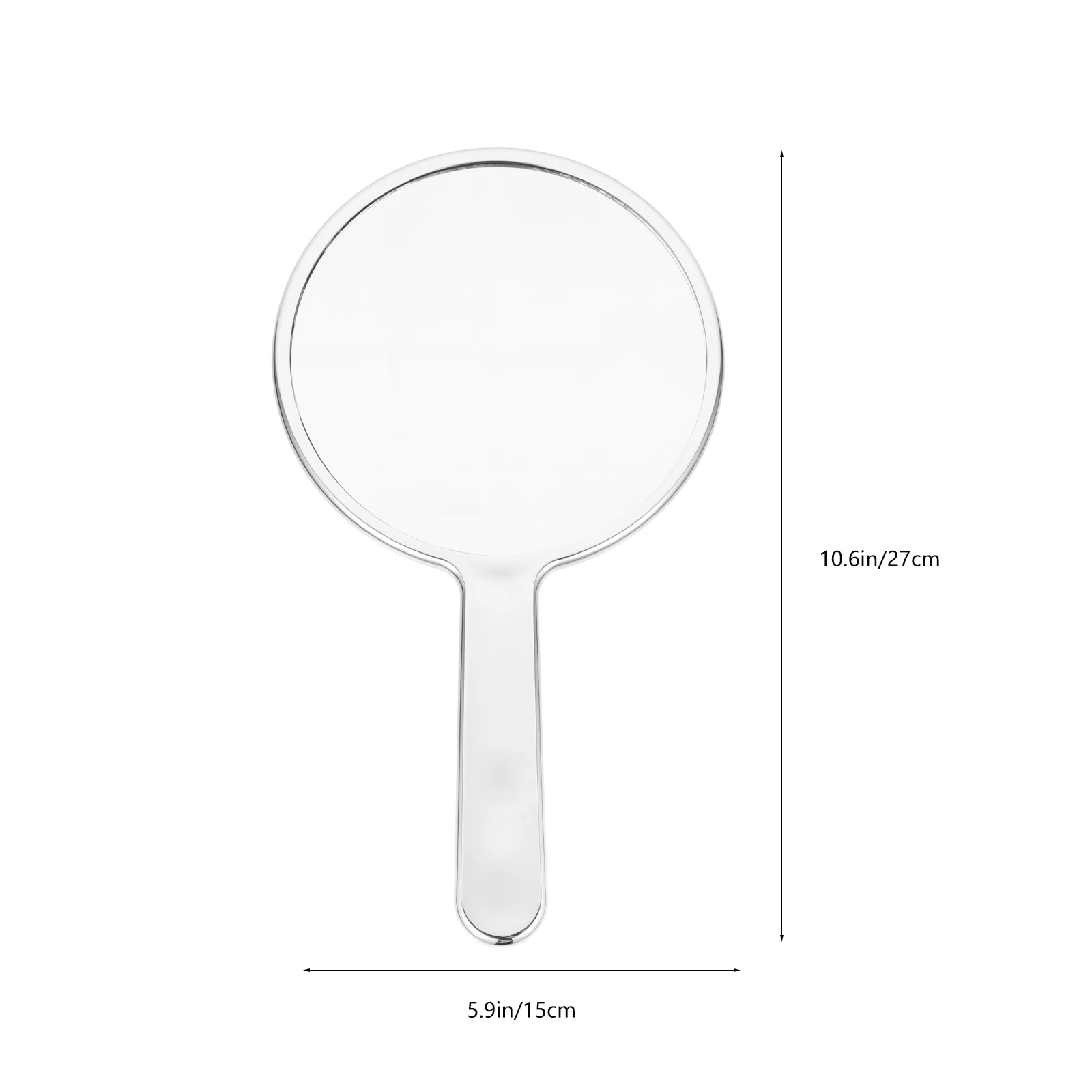 مرآة يد دائرية عالية الوضوح، مرآة تجميل محمولة، هدية عملية للنساء والأصدقاء، مستلزمات العاملين والعائلة #2
