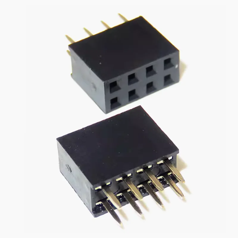 

50 шт. 2X4 PIN 4-контактный двухрядный штифт гнездовой разъем шаг 2,54 мм 2*4P прямой контактный разъем