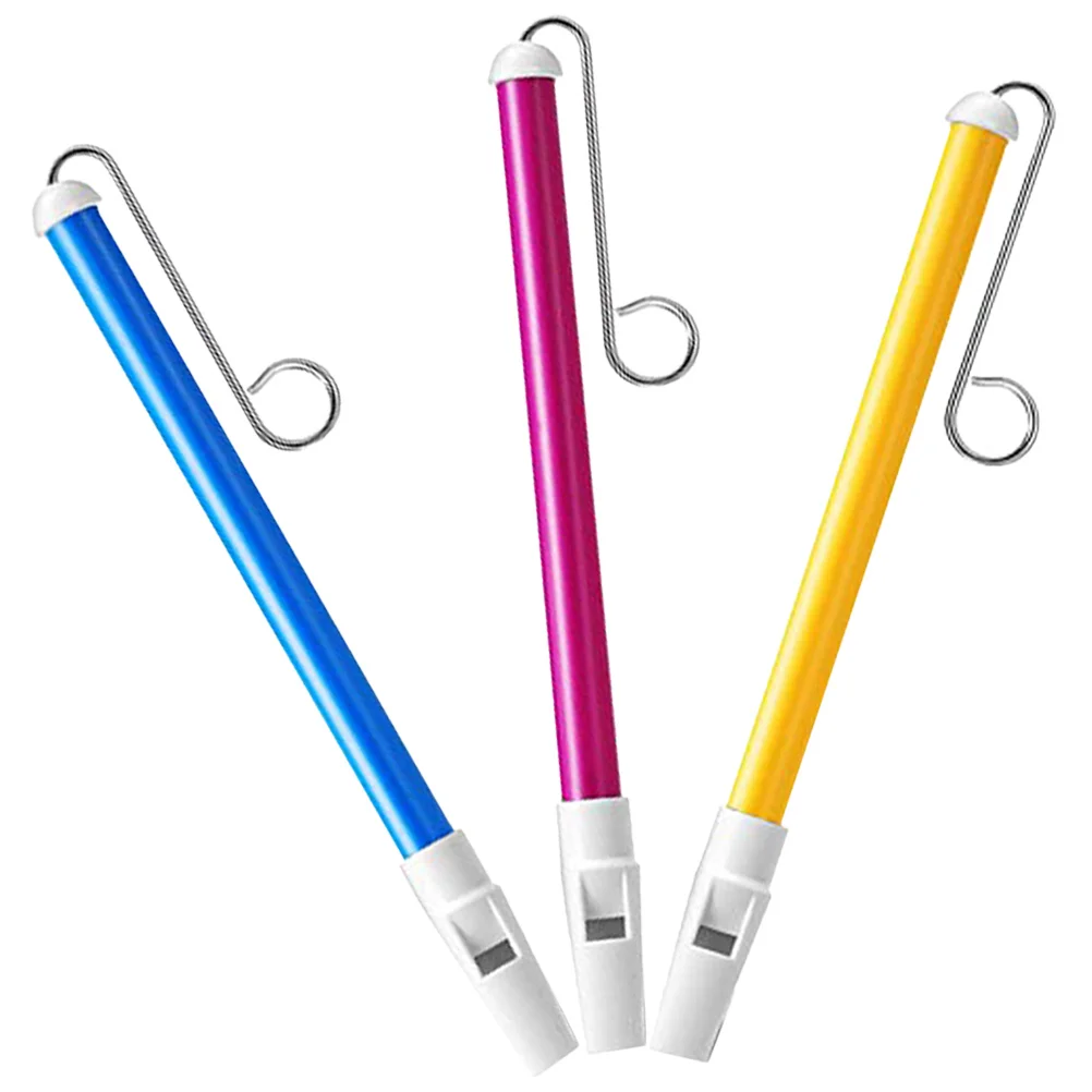3 Pcs Flute Musical Instrument Toy Children’s Toys for Kids Toddler Slideshow Whistle Sliding Plaything Metal Plastic Ornament
