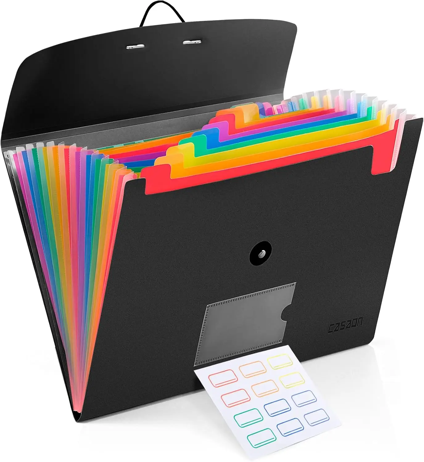 

13 Pocket Expanding File Organizer, A4 Letter Size Document Holder for School Office Supplies