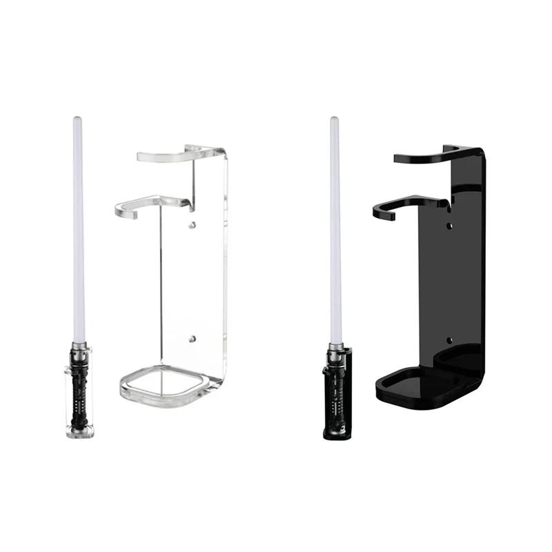 

Lightsaber Wall Mount Stand Light Saber Display Rack Wall Holder-Included Screws Hardwares For Most Lightsabers Promotion