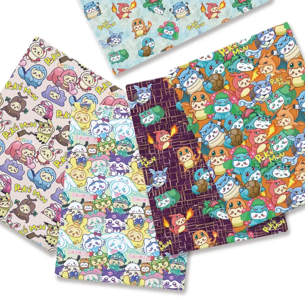 

Cartoon Fabric Hot DIY140*50cm Handmade Sewing Patchwork Quilting Baby Dress Home Sheet Printed Fabric Fabric Sewing Kids